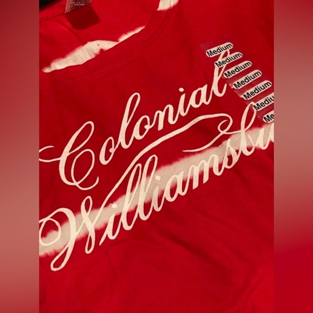 NEW Adult Colonial Williamsburg Red Muscle Tee Tank Top by Venley, Size M - Picture 2 of 10